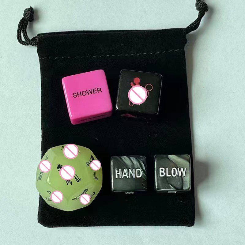 5pcs Sexy Dice Fun Adult Erotic Love Sexy Posture Dice Couple Lovers Humour Game Toy Novelty Party Gift