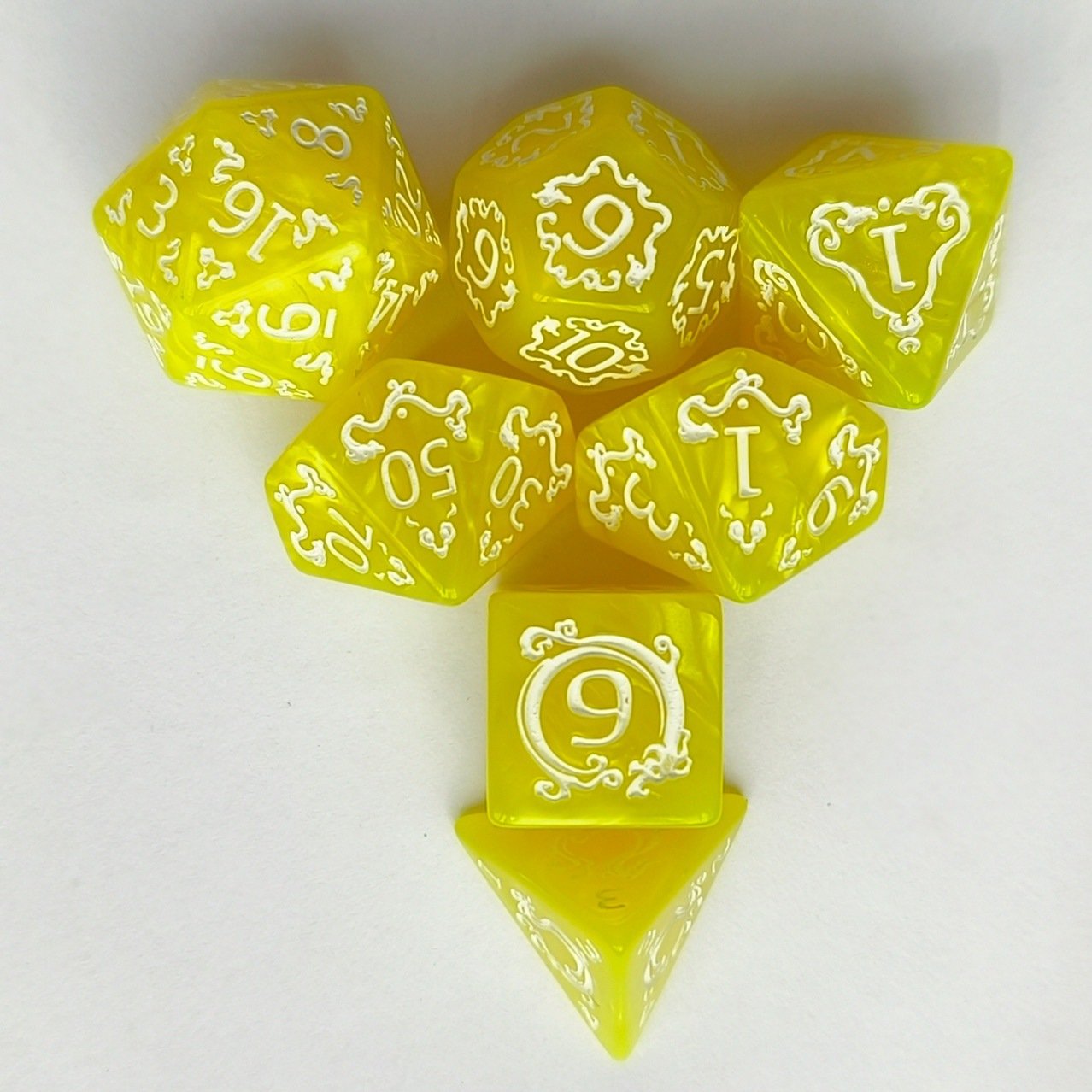 New Customizable DND board game RPG handmade Metal Dice Dungeons And Dragons Role Playing Gaming Dice Acrylic dice set
