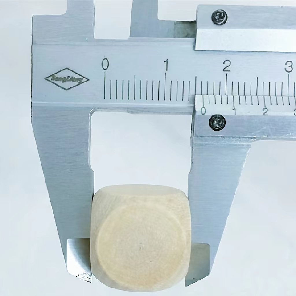 Unfinished Square Wooden Dice 6-Sided Art Table Dice with Rounded Corners for DIY Craft Projects
