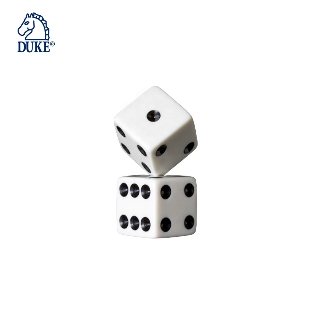 5 Dices in Plastic Case Standard Custom Playing Dice Set