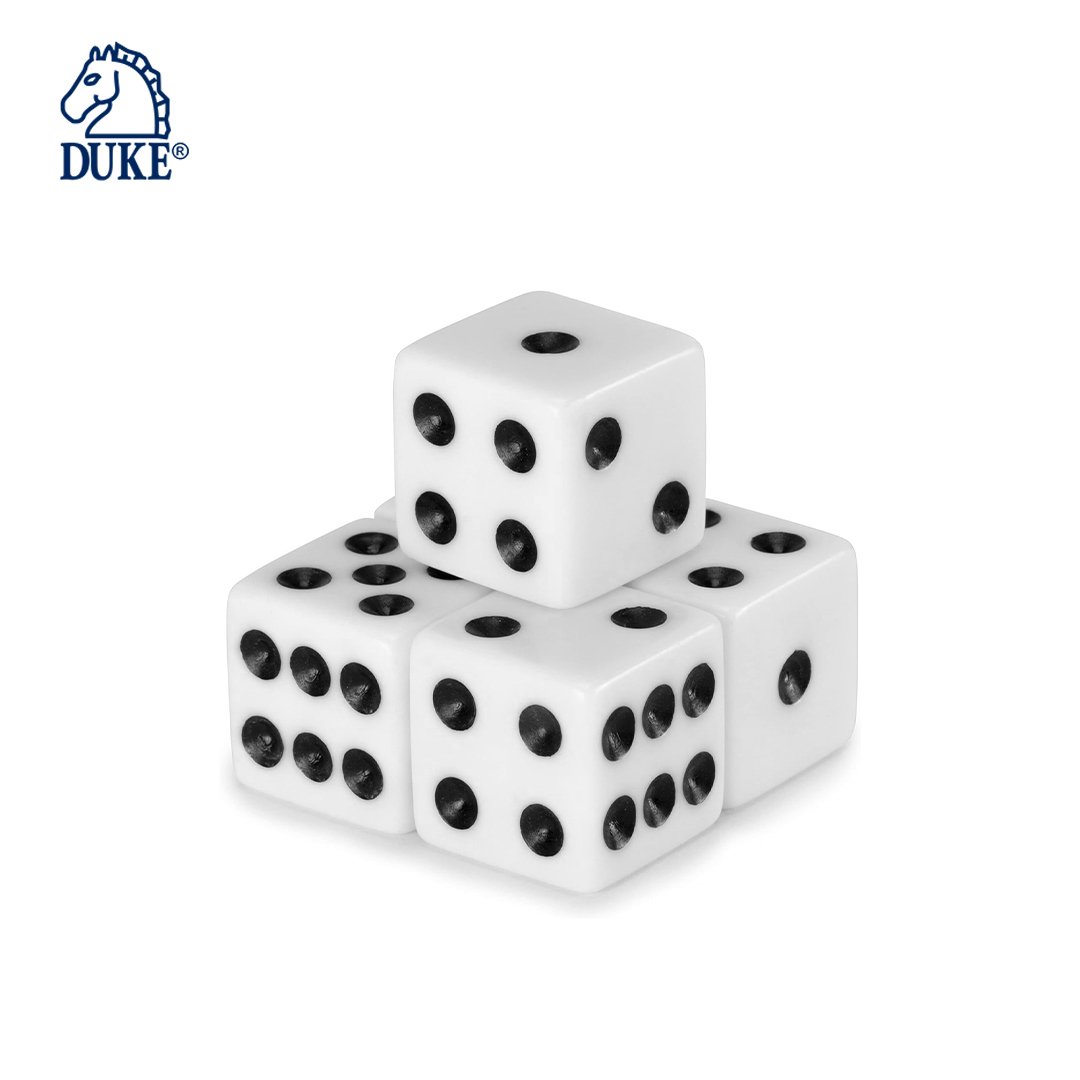 5 Dices in Plastic Case Standard Custom Playing Dice Set