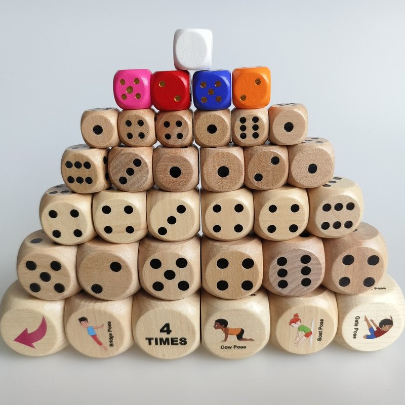 Wooden Dice Wholesale Custom