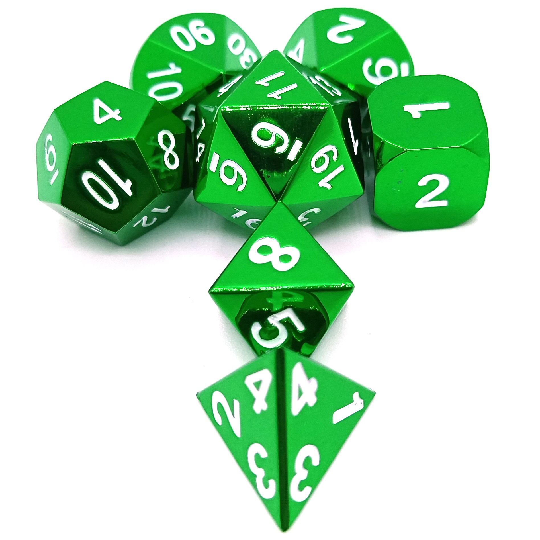 Custom Dice Polyhedral Metal DND Games Customized Logo Customized Color dice