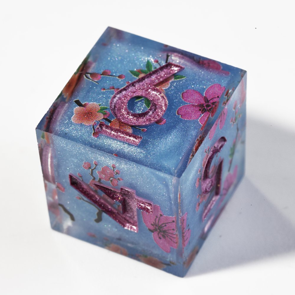 MINI PLANET Handmade DND Dice Set Wholesale Custom Resin Dice For RPG Dragon&Dungeon Game Polyhedral Layered Sticker Dice Sets