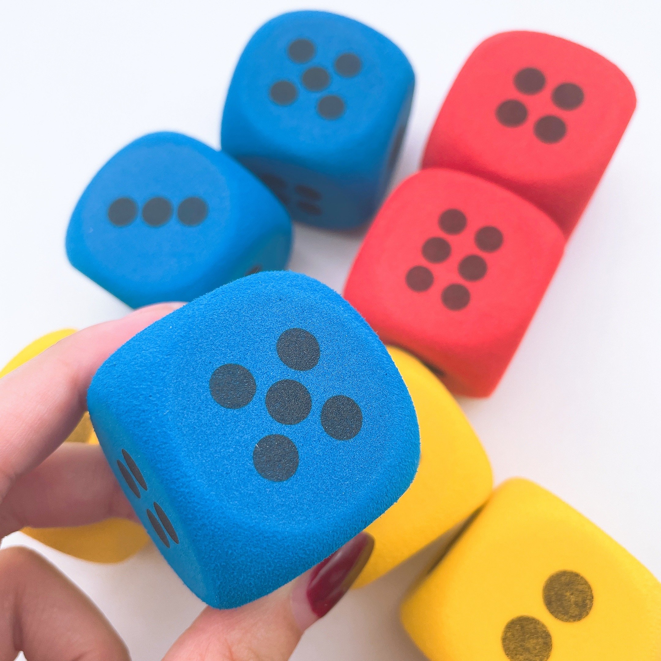 Multifunction Game Props Toy Foam Cube Building Blocks Custom Size Shape Eva Dice For Kid Adults