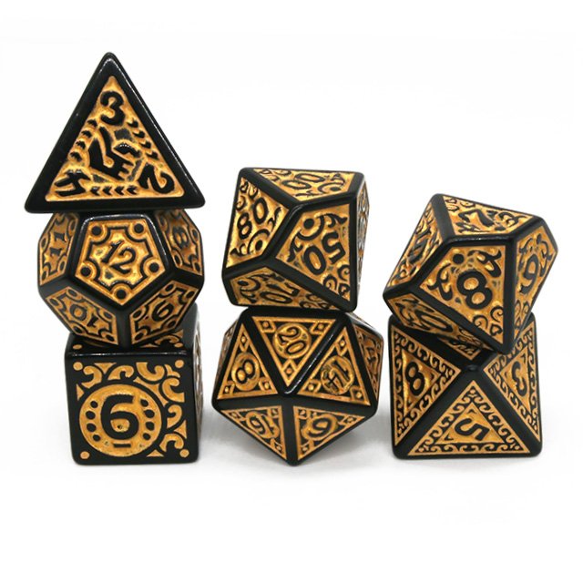 Polyhedral Dnd Dice Set Color Blend Dice For Dungeons And Dragons Dnd Rgp