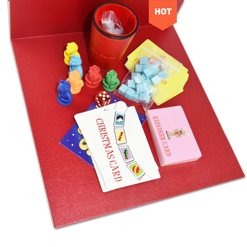 Clue Custom Hot Selling Board Game Travel Activity Dice Poker Board Game Made Production Customized