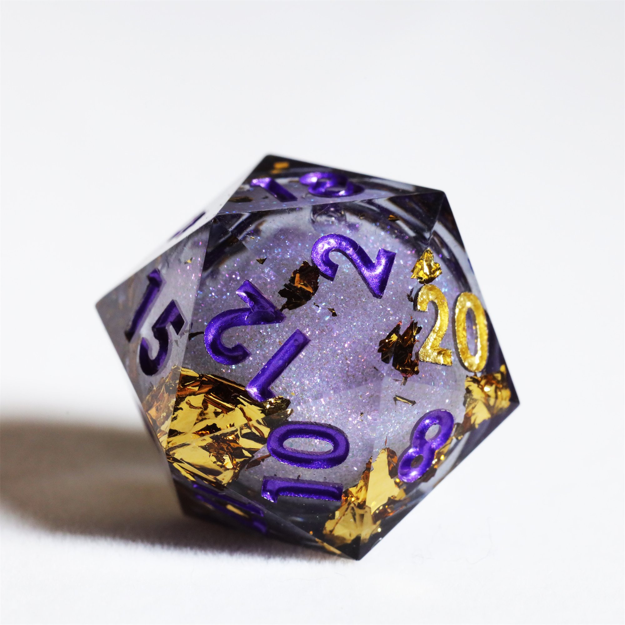 MINI PLANET Liquid Core Dice With Sharp Edges DND Dice Set 7pcs For TRPG Handmade Polyhedral Dice Set Custom and Wholesale DND