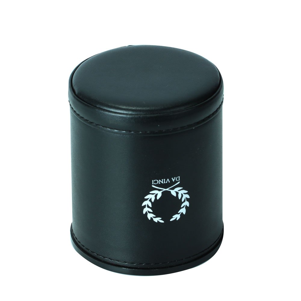 custom leather dice shaker cup