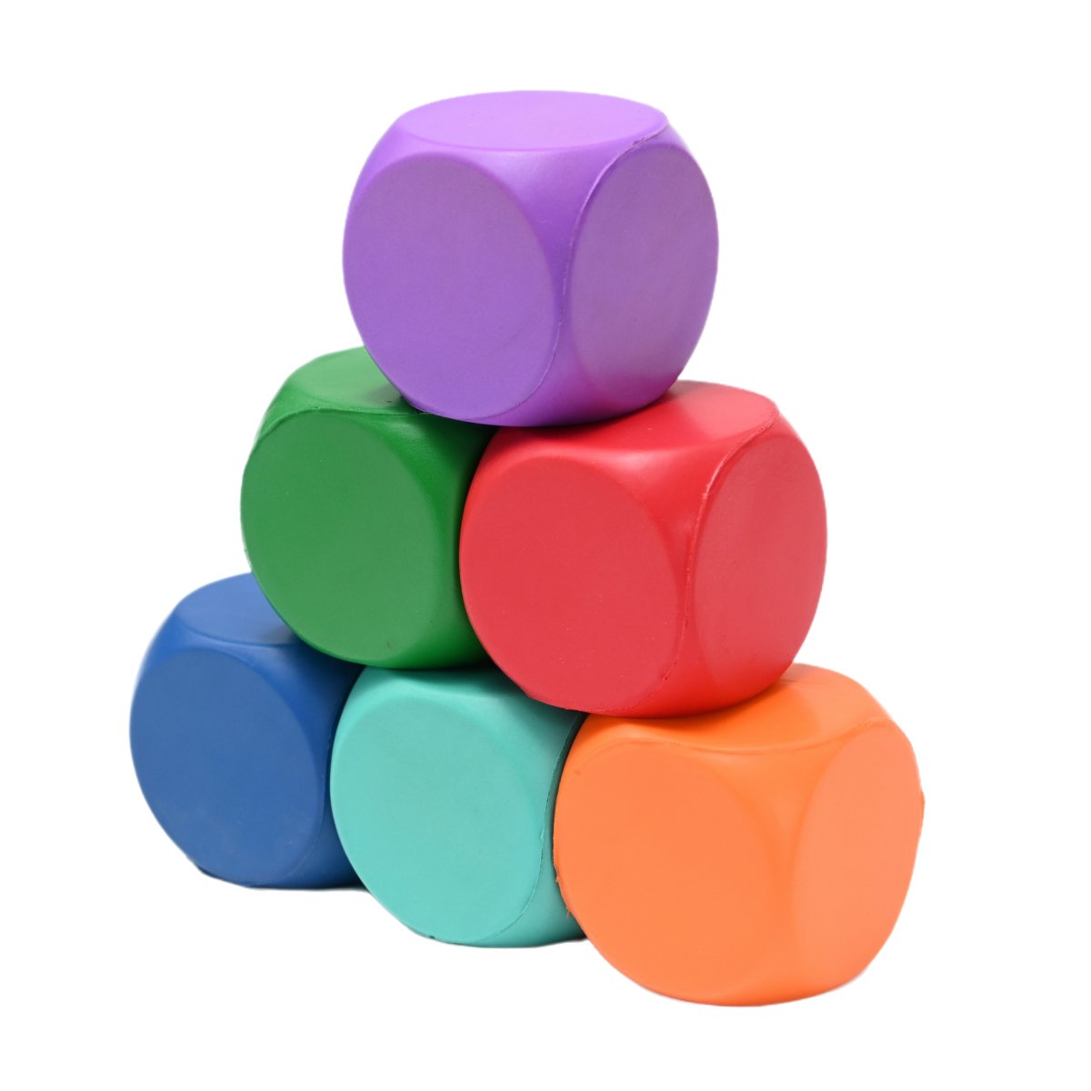 30mm Plain Printing Fitness Yellow Color Round Corner Cubic Wooden Dice Wood Cubic Blocks Wooden Square