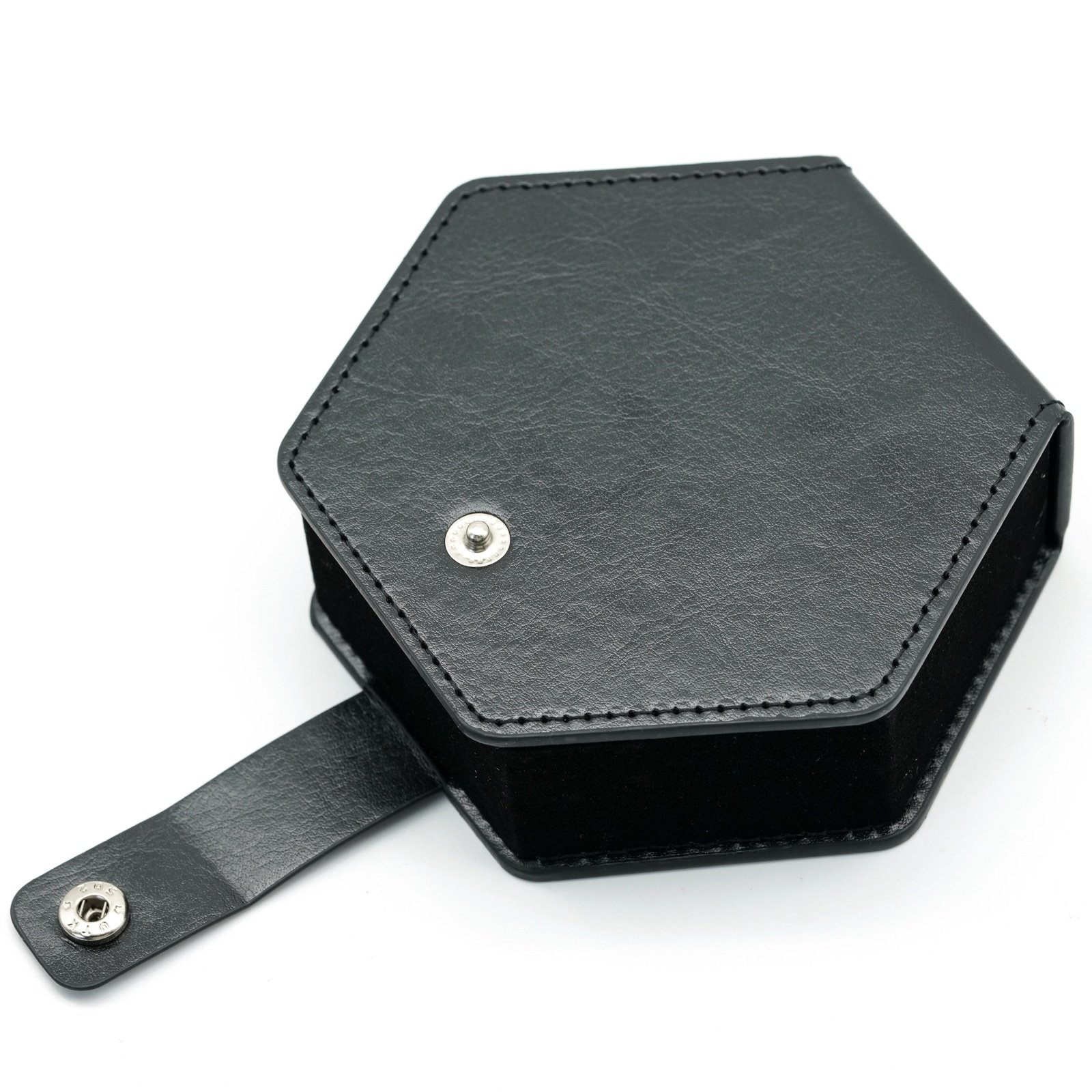 Udixi Leather&Flannel Box for DND RPG 7pcs Role-playing Dungeons and Dragons Dice Box