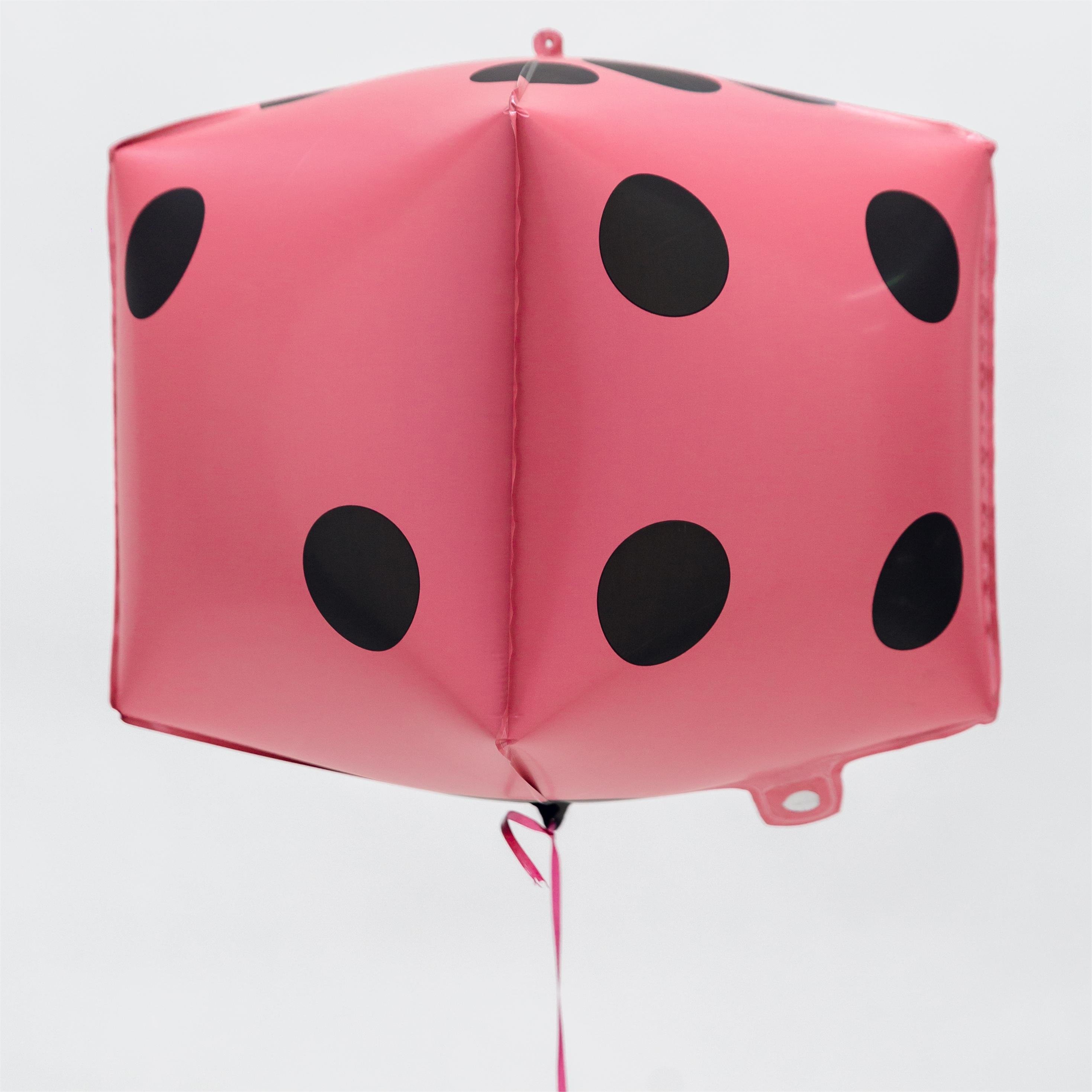 22 inch Party Decoration 4d Balloon Magic Dice Shaped Foil Balloon Fun Giant Large Inflatable Dice Balloon