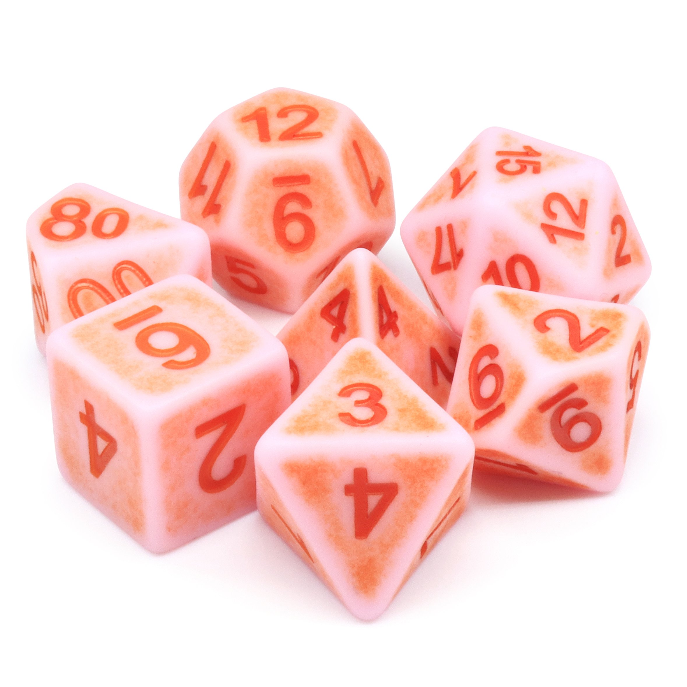 Resin Ancient Dice Dungeons and Dragons DND role-playing game RPG Dice Set For board game