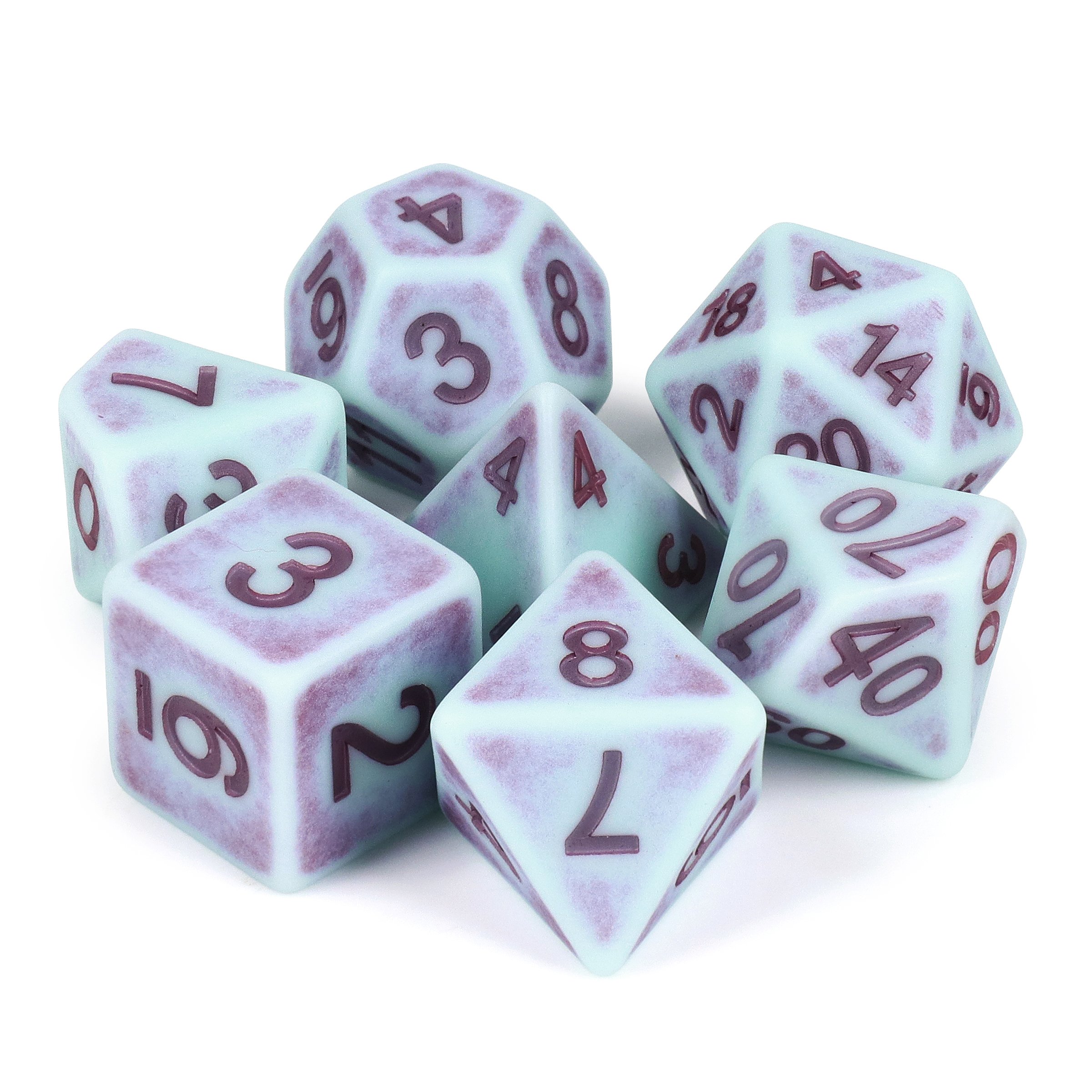 Resin Ancient Dice Dungeons and Dragons DND role-playing game RPG Dice Set For board game