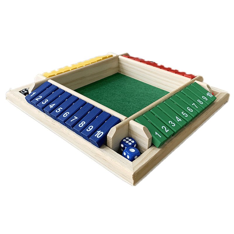Table Digital Children Board Game Bar Party Casual Flip Card Game Wooden Flip Card Game