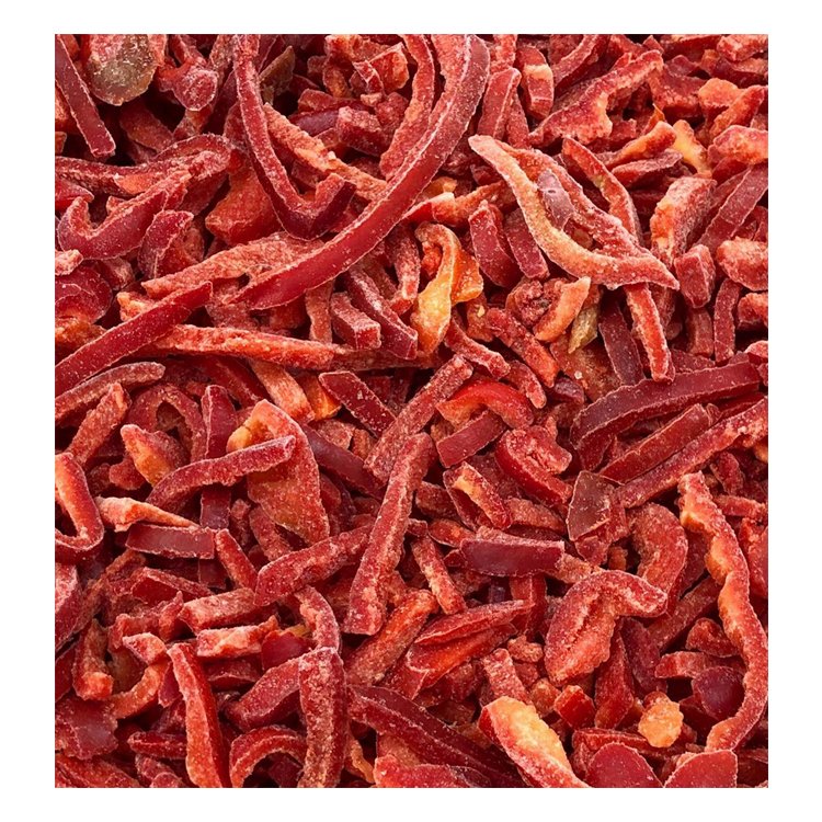 manufacturers direct selling Guangye Premium Vegetables IQF Export Hight Quality Red Diced Frozen bell pepper