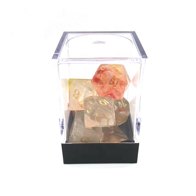Unique Tabletop Game Bulk Mixed Color Polyhedral Dice Set for Dungeons and Dragons