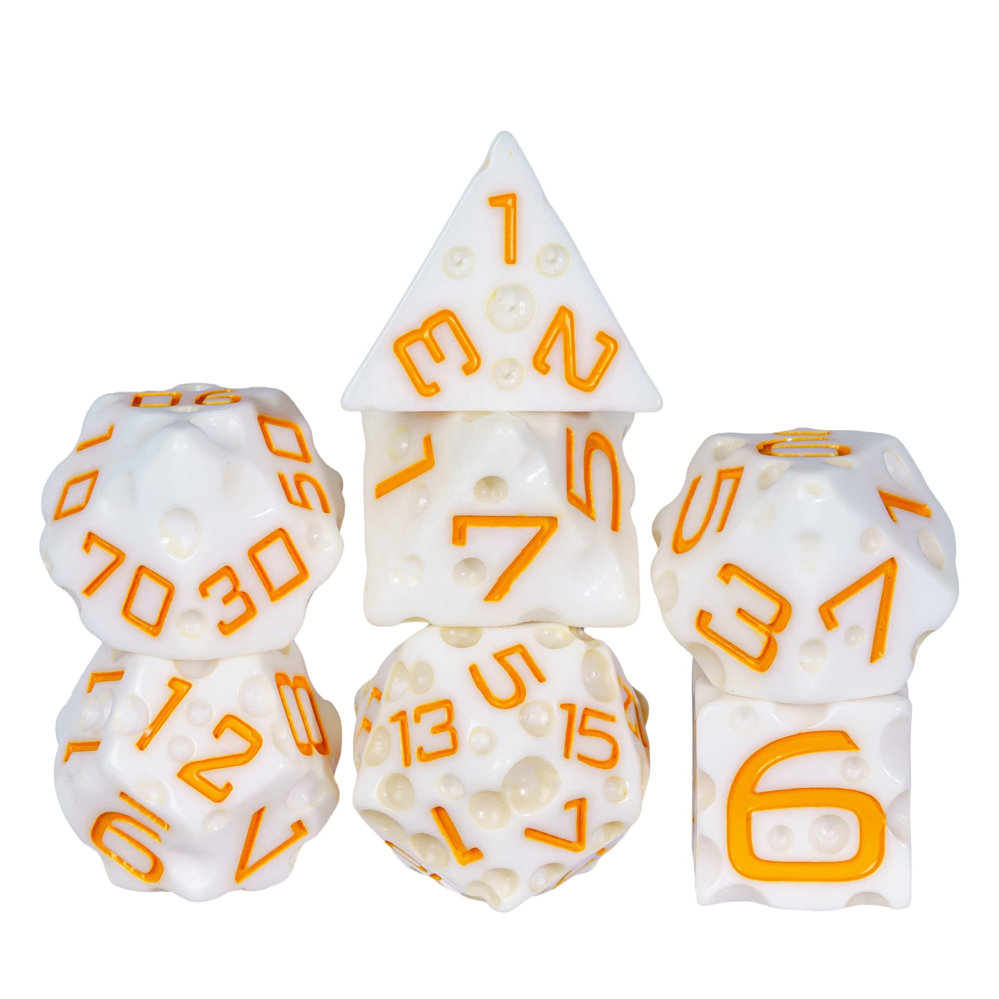 Udixi custom dice set cheese dice dnd game dungeons and dragons resin dnd RTG dice board game