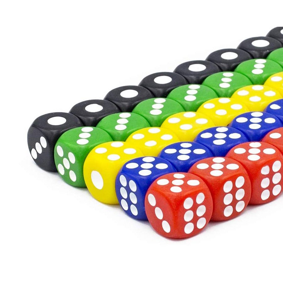 Acrylic resin dice Solid color fillet dice 12mm 14mm 16mm 18mm 20mm games custom dice