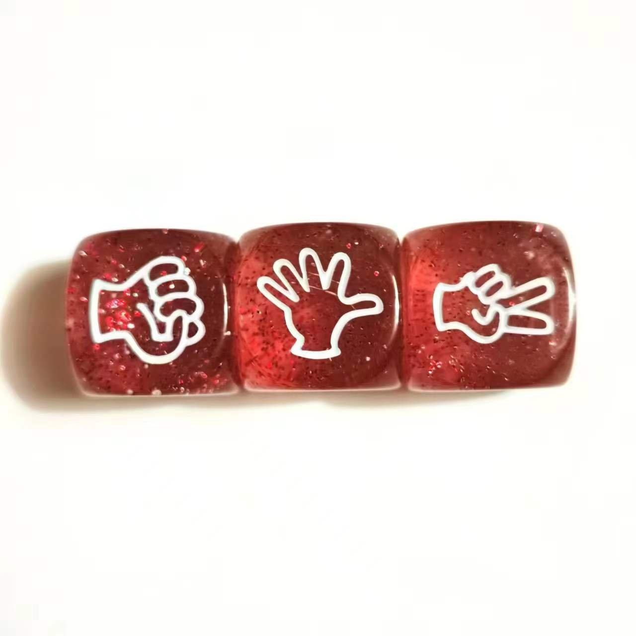 D20 Two-color Starry Dice Dnd Game Acrylic Digital Game Polyhedral Dice Set Custom Game Rpg Dice