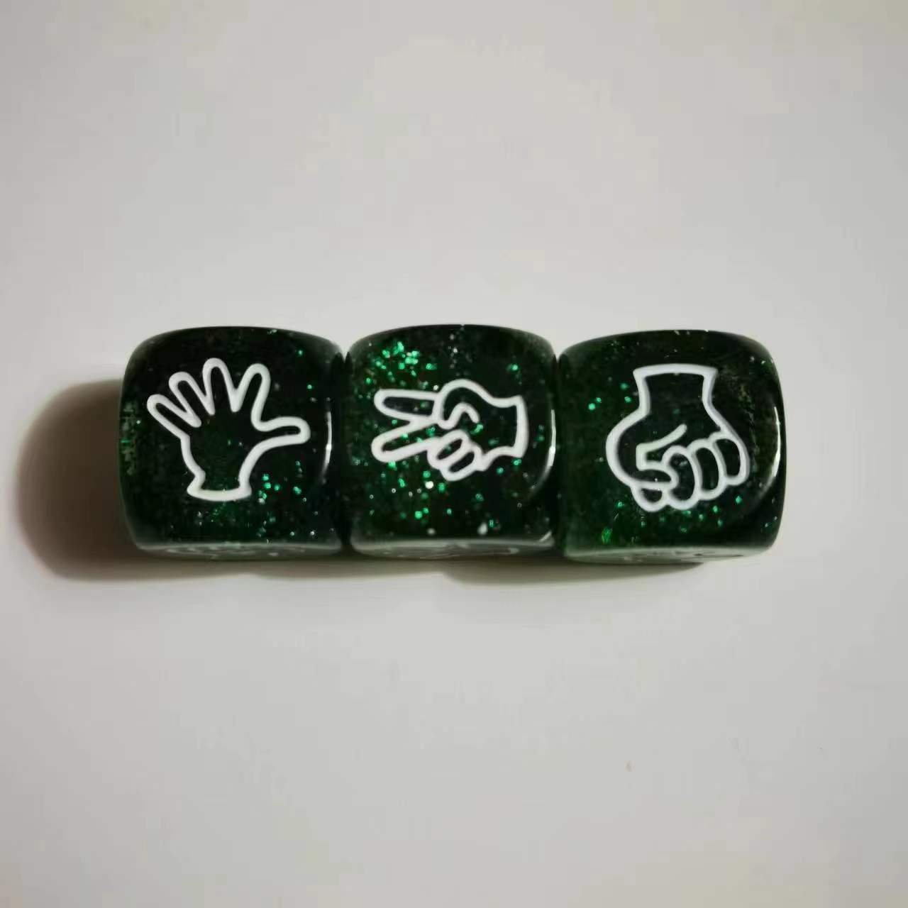 D20 Two-color Starry Dice Dnd Game Acrylic Digital Game Polyhedral Dice Set Custom Game Rpg Dice