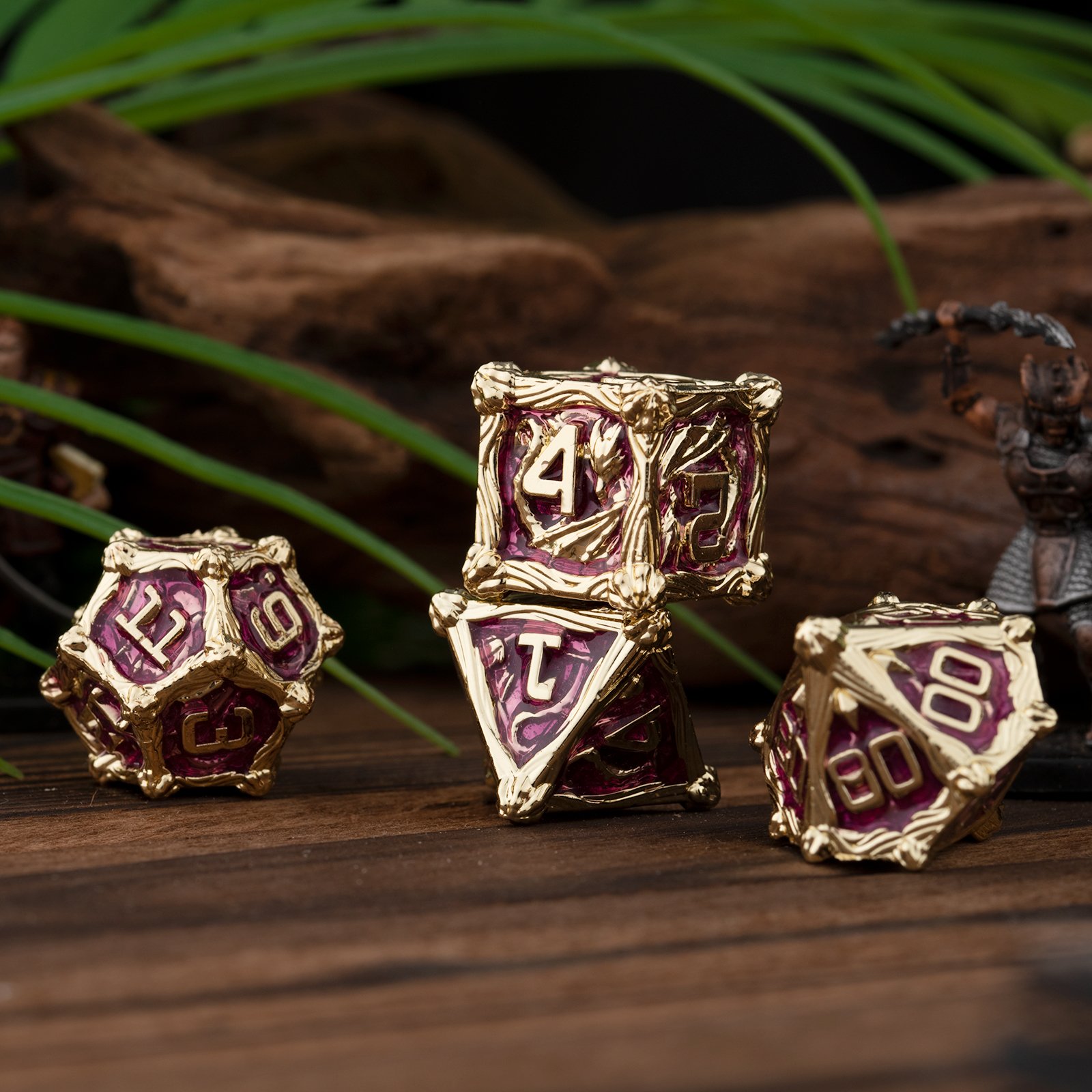 Factory Customized Wholesale New Hot Sale Dragon's Eye dnd dice polyhedral metal dice set D&D RPG dice for Table Game