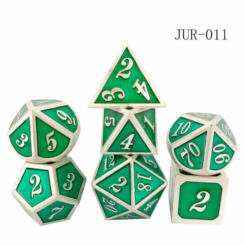 Source factory specializing in making zinc alloy multi-sided metal dice game entertainment dice