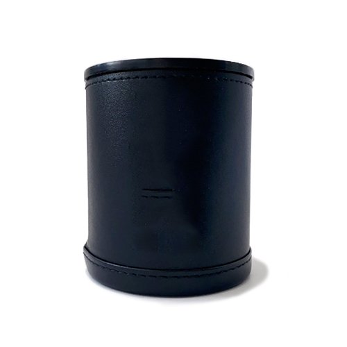 High quality custom leather dice cup printing logo Dice cup size 9.3*8cm