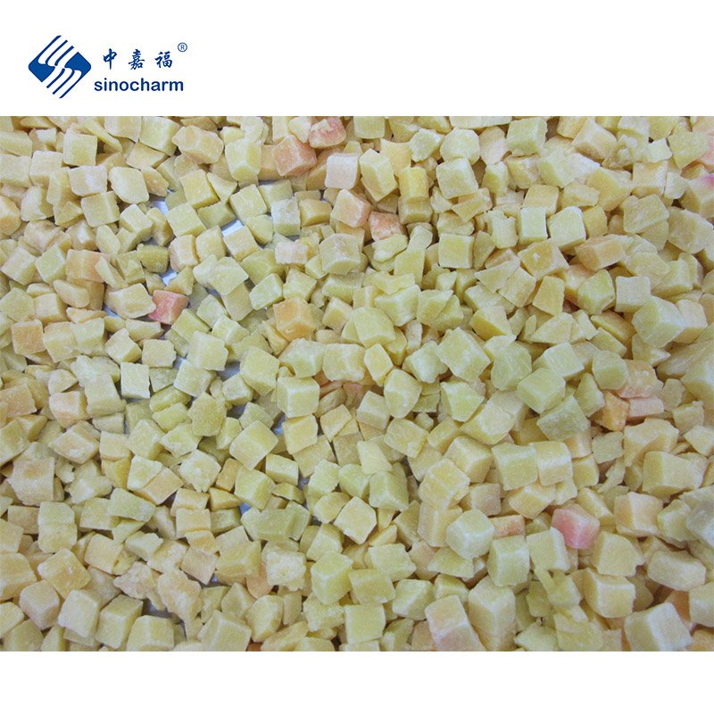 Sinocharm HALAL Factory Price New Crop Fruit 1kg 10mm IQF Frozen Apricot Dice