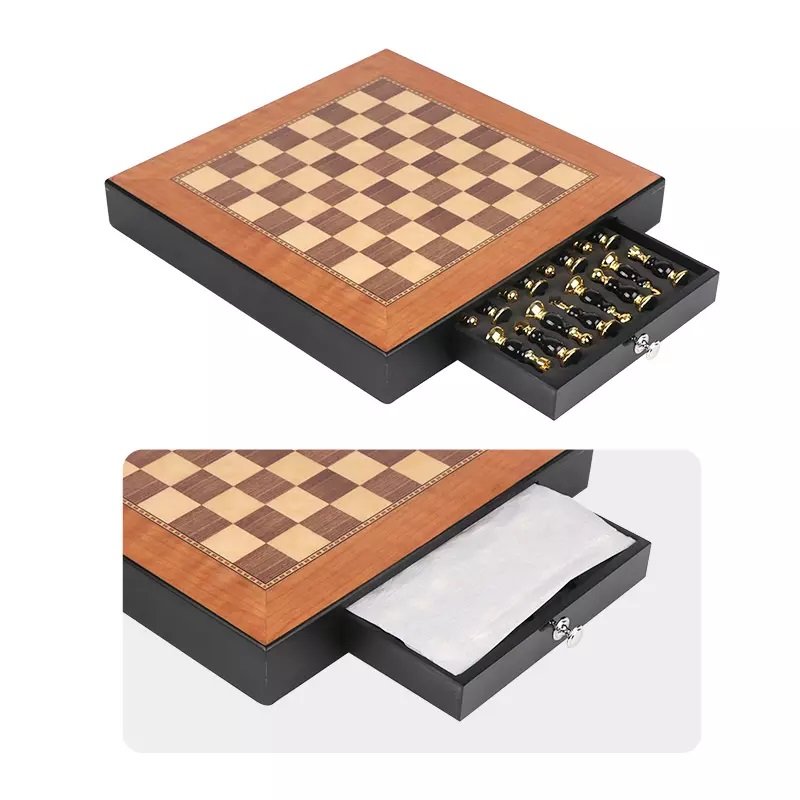 Factory Personalized Backgammon Velvet Leather White OEM Customized Handmade Backgammon Wooden Chess Game Set