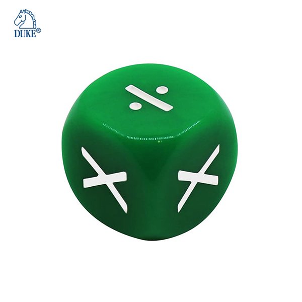 Math Symbol or variety Custom Picture 16mm Round Corner Education Game Dice