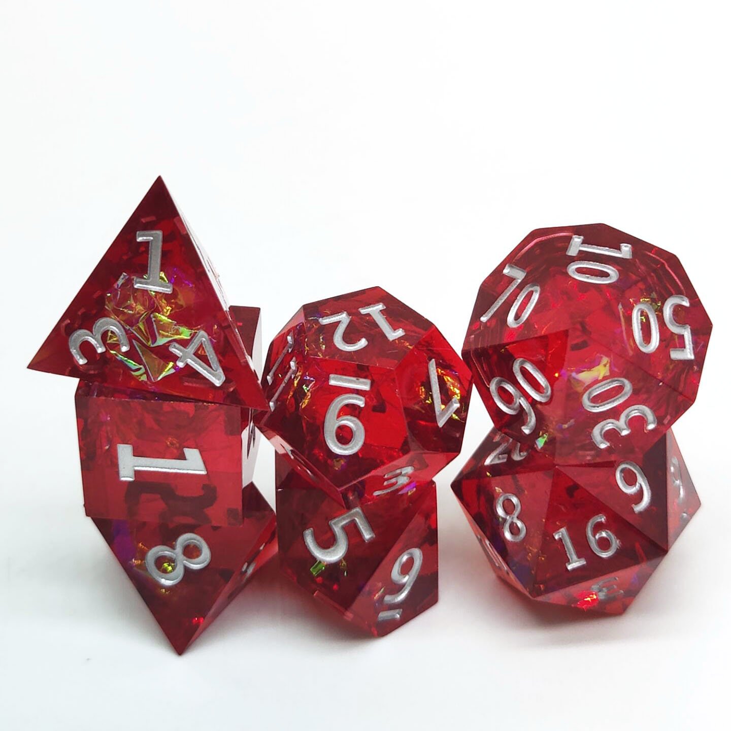 DND Resin Dice set Sharp Edge Dice for Role Playing Game