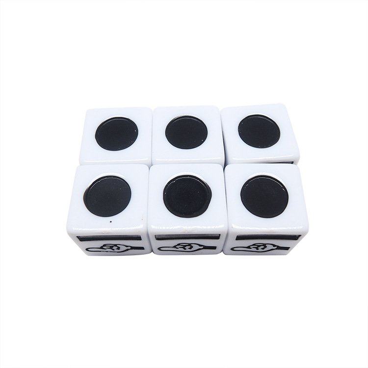 Table Acrylic Dice Chip Game Board Dice Chip Set Aluminum Box Packaging Game Dice