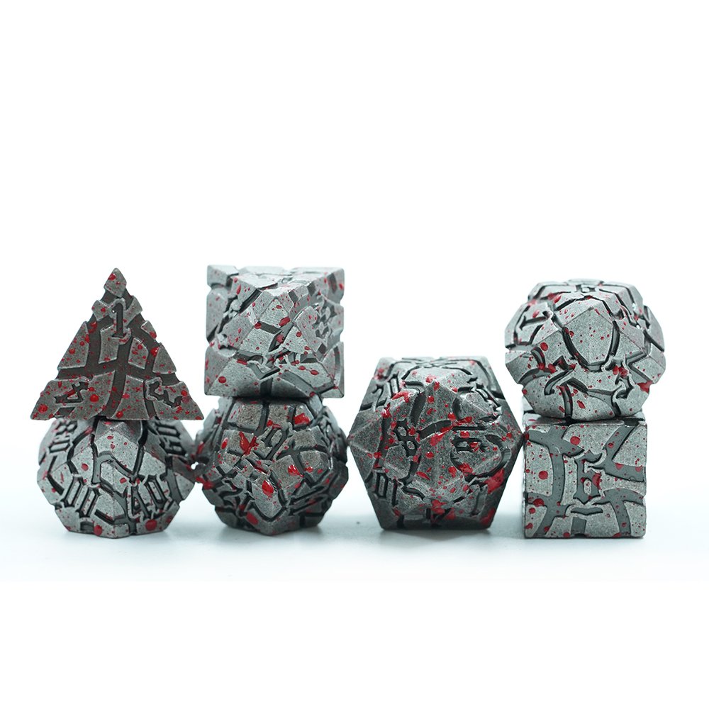 DND Dice Set 7 Polyhedral Dice D20 Custom Colors D&D Dice for Dungeons and Dragons Tabletop Role-Playing Games