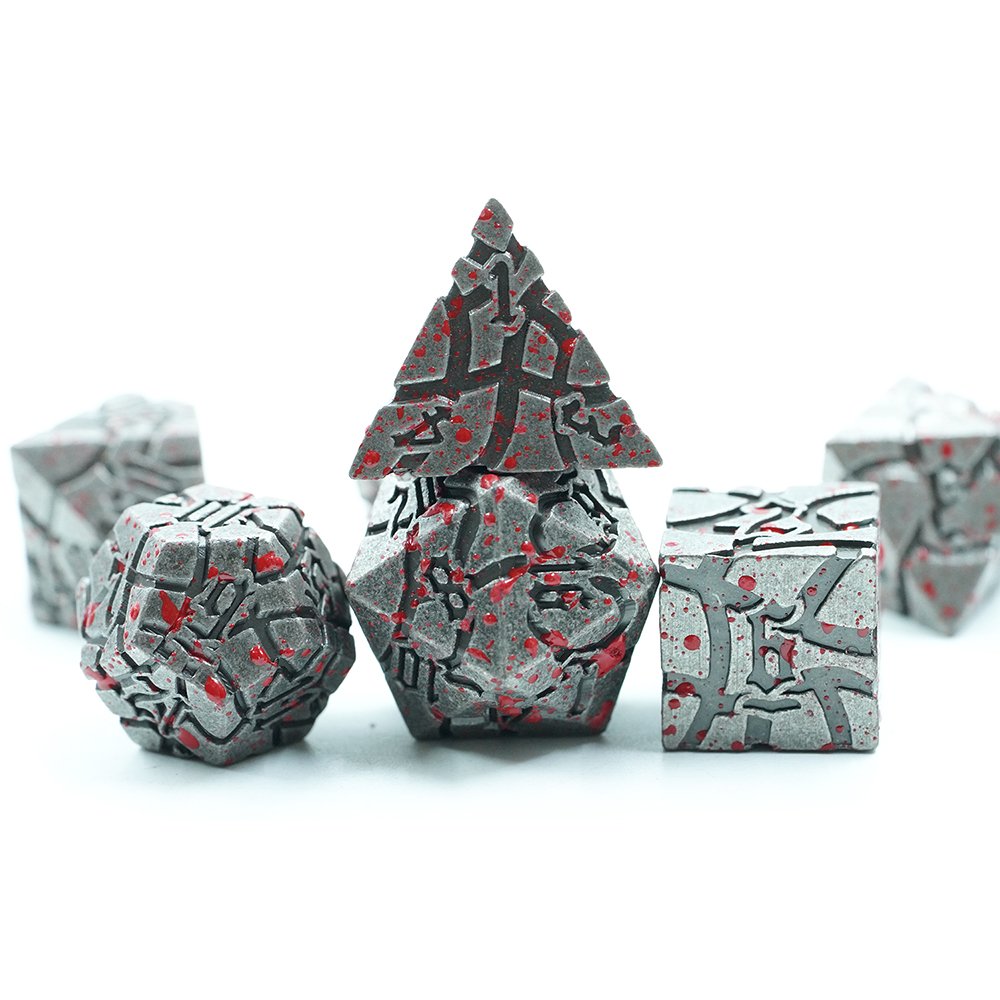 DND Dice Set 7 Polyhedral Dice D20 Custom Colors D&D Dice for Dungeons and Dragons Tabletop Role-Playing Games