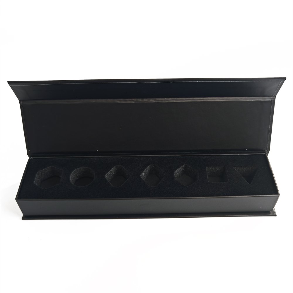 Dungeons and Dragons Board Game Polyhedral Dice Set Storage Box Wholesale Custom Rectangle Dice Box