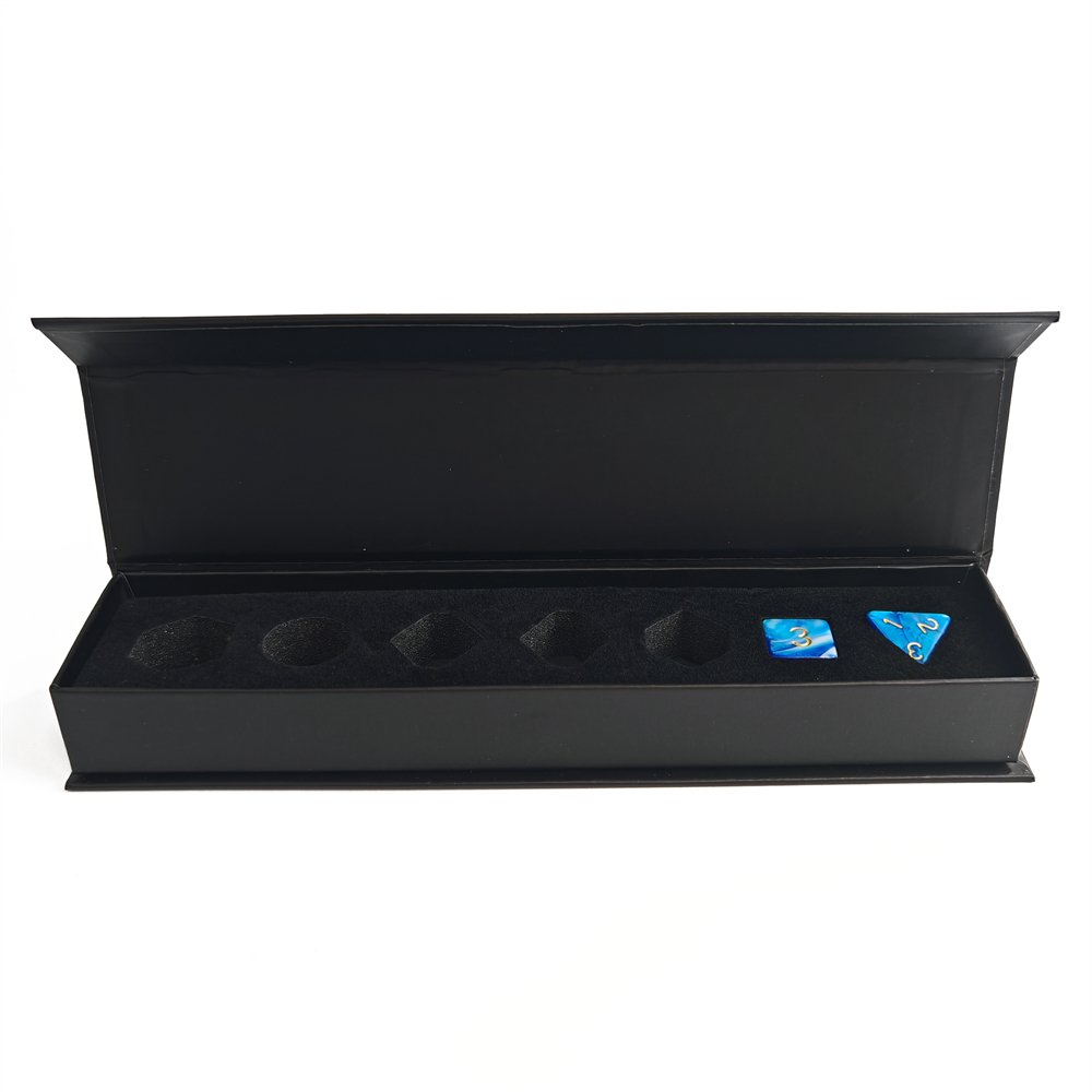 Dungeons and Dragons Board Game Polyhedral Dice Set Storage Box Wholesale Custom Rectangle Dice Box