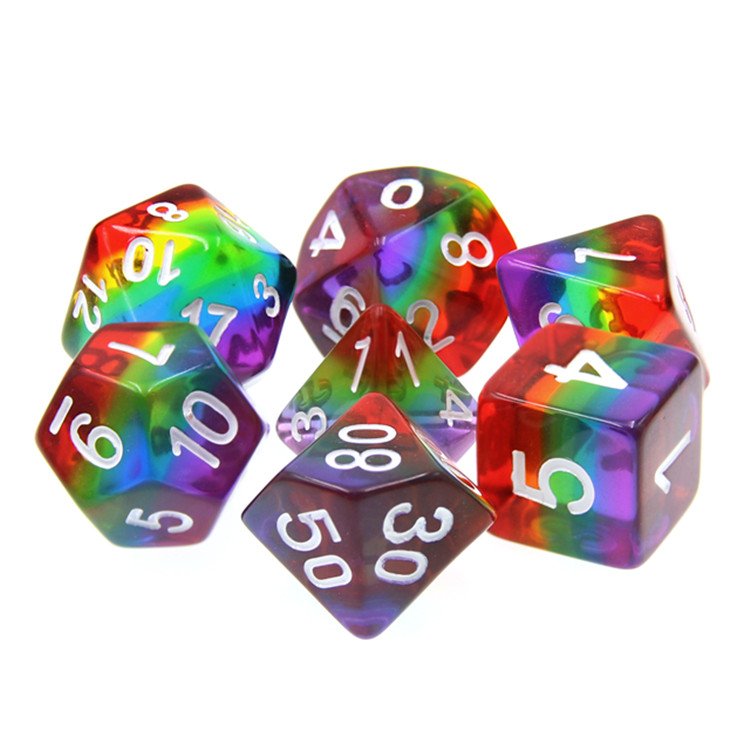 Good price high quality manufacturer resin bulk dice wholesale mini polyhedral dice