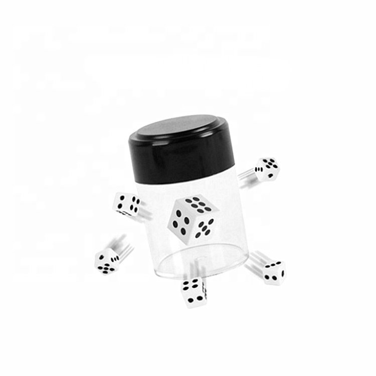 Magic Dice Bomb Easy and Classic Single Magic Trick Toy Black Dices Trick Magic Props