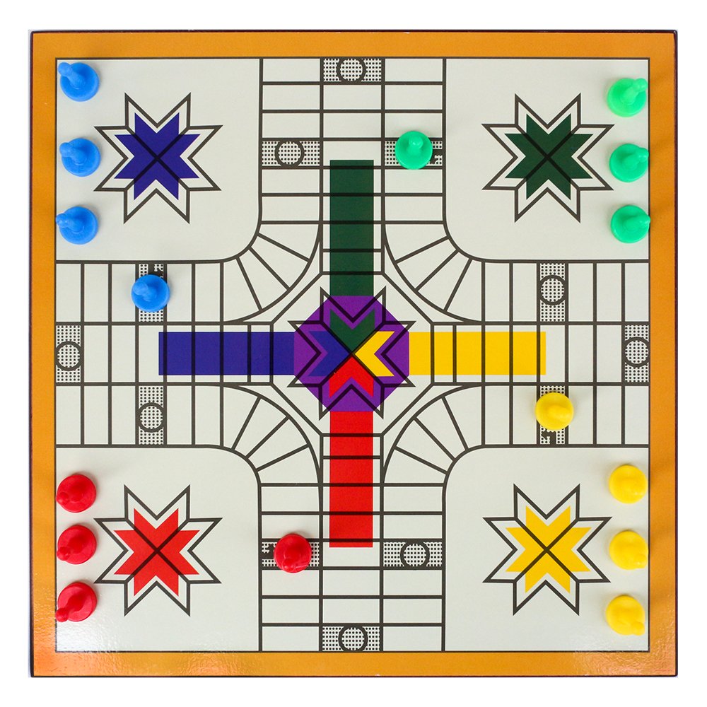 Deluxe 10 in 1 Tabletop Game Center with Storage Drawer Checkers Chess Parcheesi TicTacToe Solitaire Mancala Backgammon