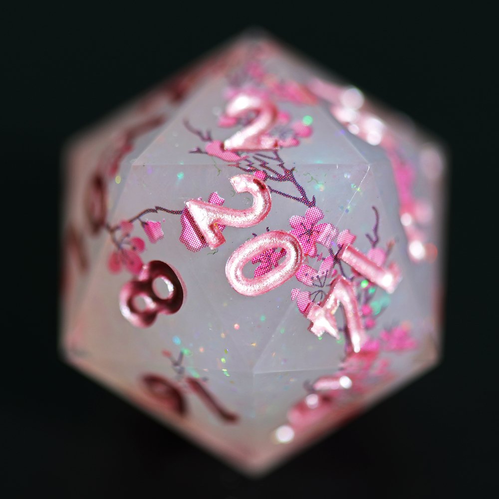 MINI PLANET DND Dice Set Polyhedral Layered Sticker Dice Wholesale Custom Resin Dice with Sharp Edges For RPG Dragon&Dungeon DND