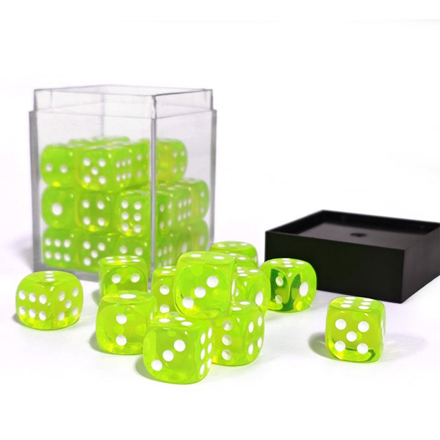 12 Mm D6 6 Sides Dice For Gambling Casinos Board Or Card Games Transparent Acrylic Dice