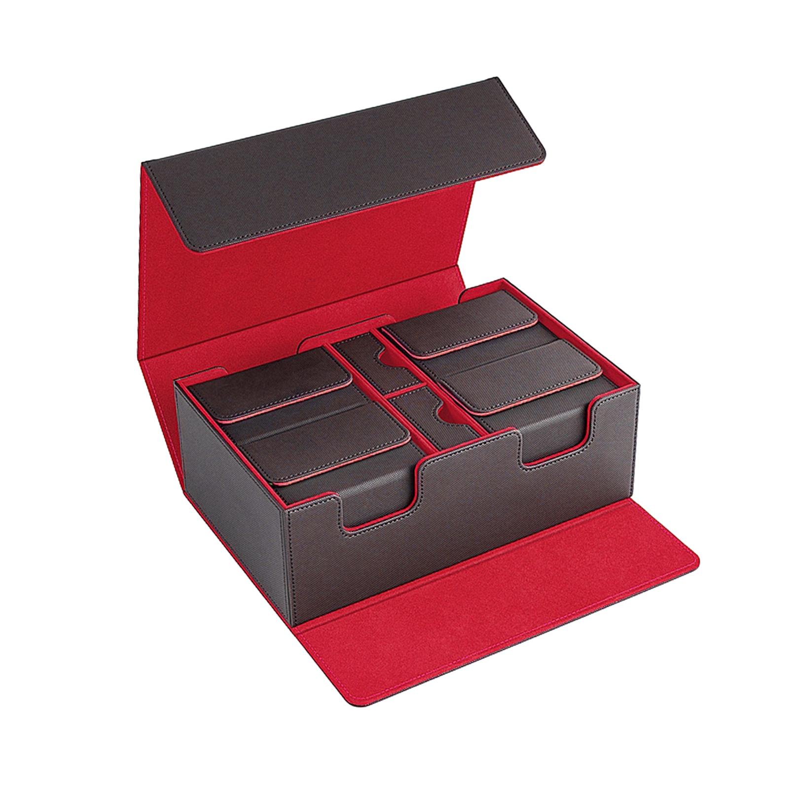MIO 400+ pu Leather velvet Piece with a dice box pokemone Tcg Mtg Flashcards Pokmone Game storage deck box Set