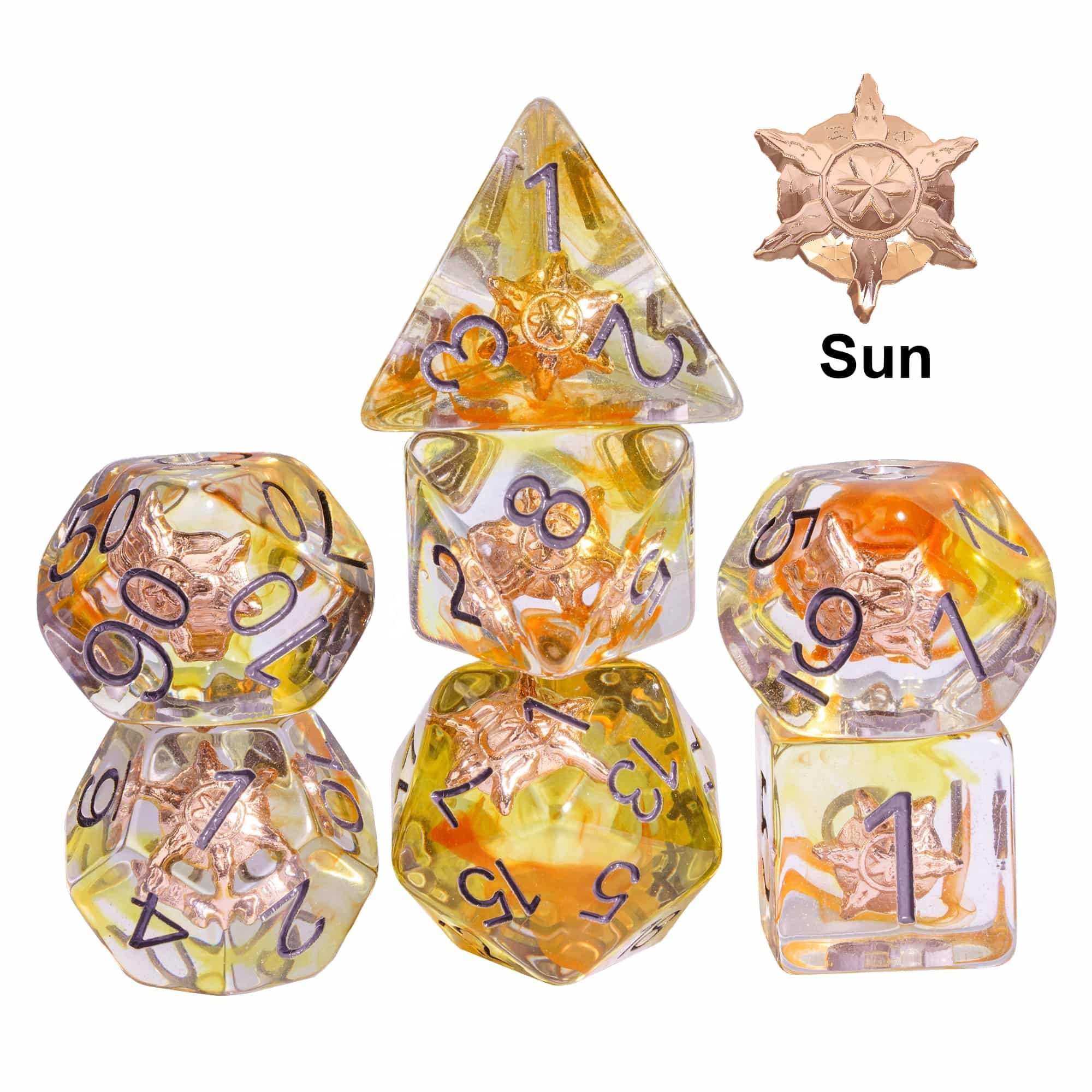 Udixi Custom Classes Resin Dice Dungeons and Dragons DND role-playing game RPG board game Dice Set