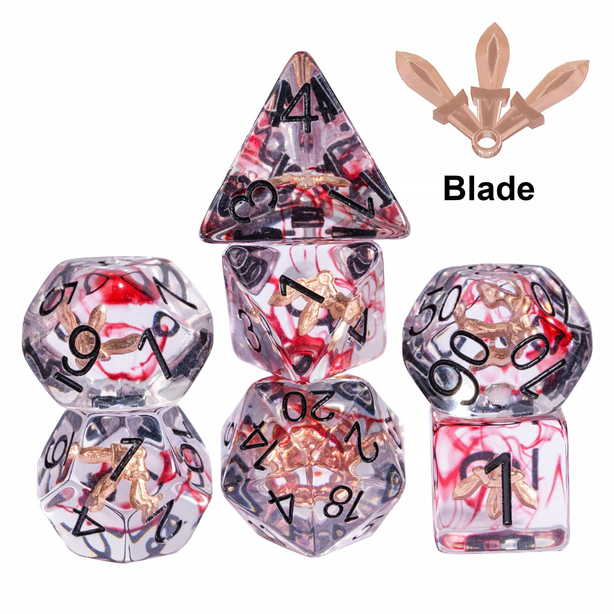 Udixi Custom Classes Resin Dice Dungeons and Dragons DND role-playing game RPG board game Dice Set