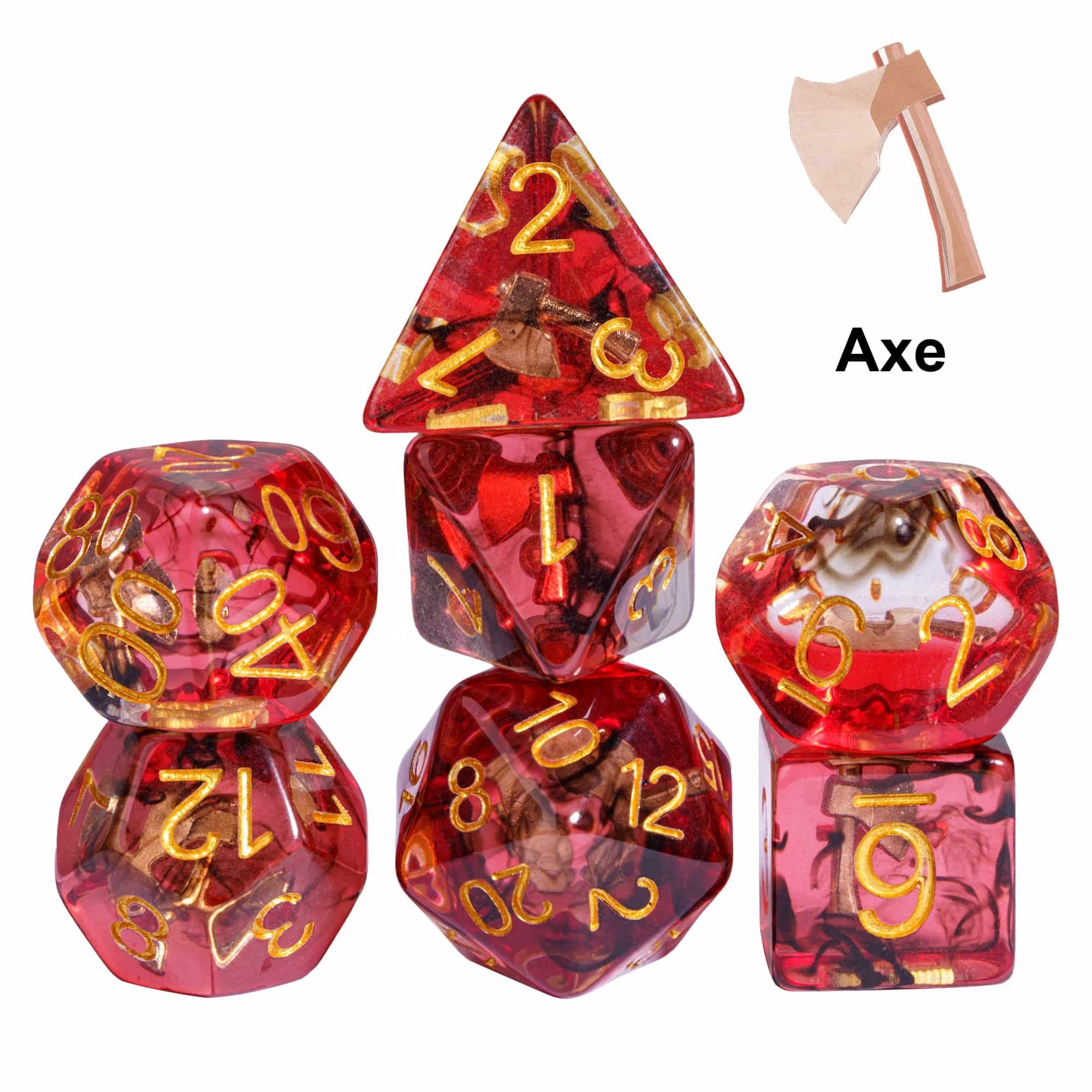 Udixi Custom Classes Resin Dice Dungeons and Dragons DND role-playing game RPG board game Dice Set