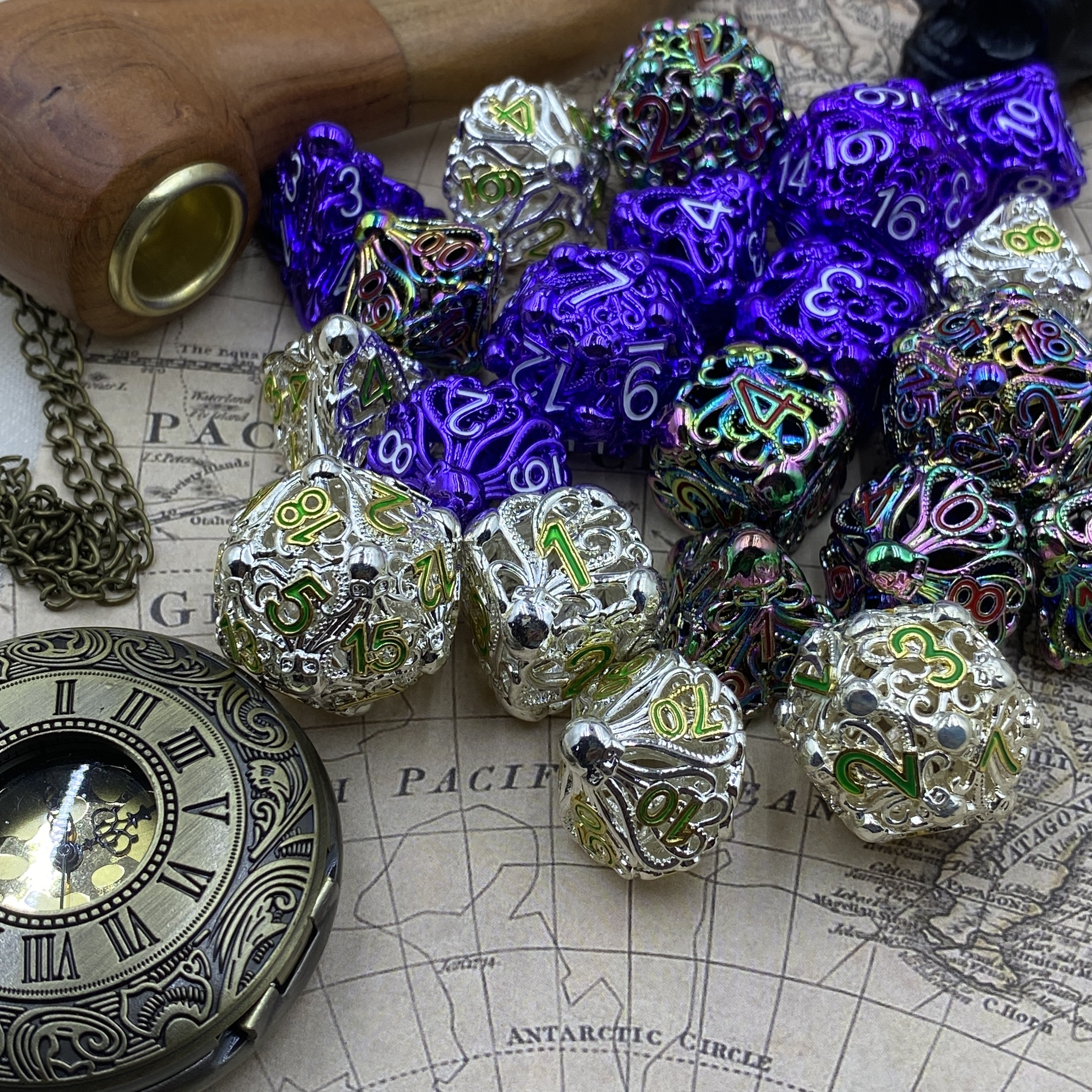 custom metal dragons and dungeons dice metal dnd dice hollow metal dungeon and dragon dice