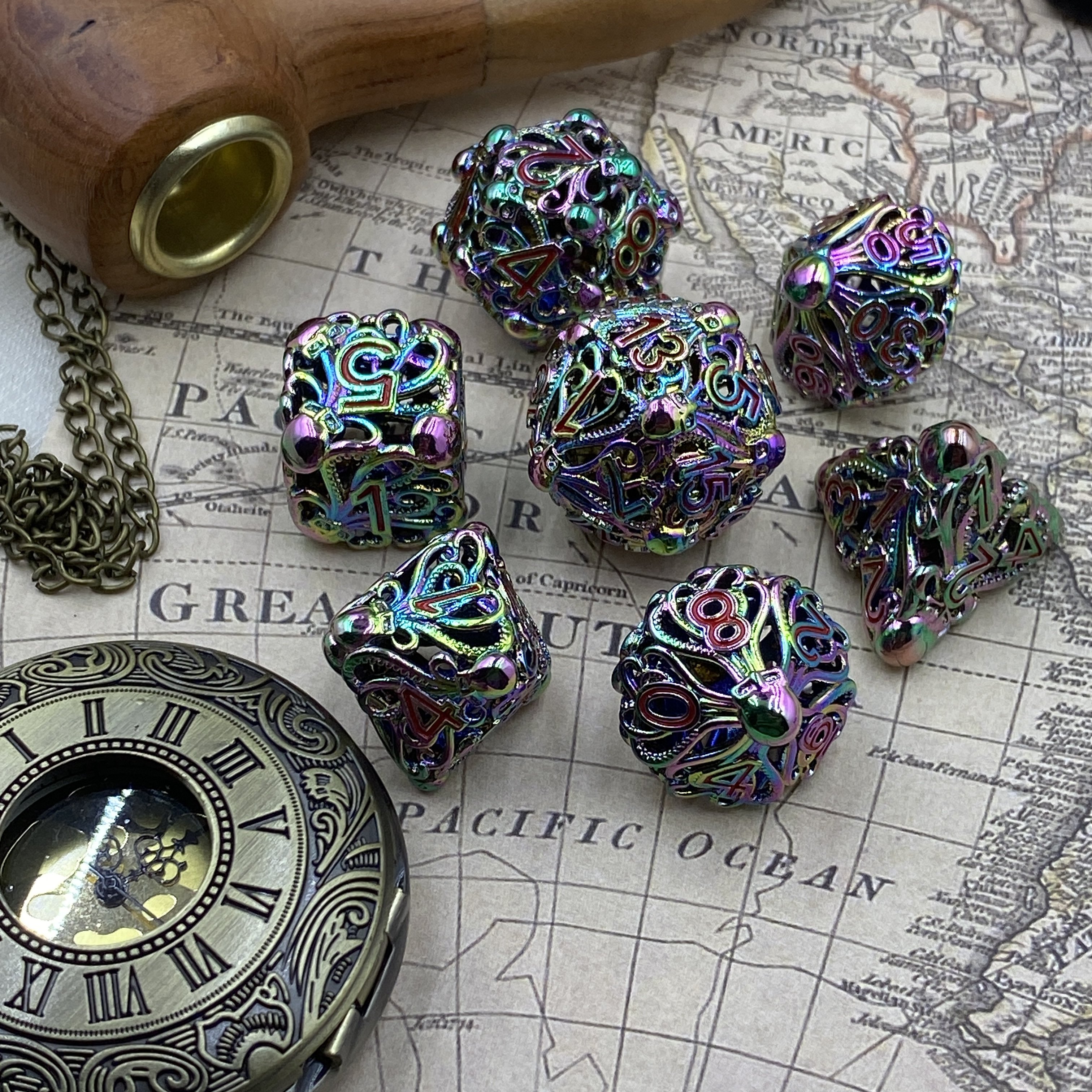 custom metal dragons and dungeons dice metal dnd dice hollow metal dungeon and dragon dice