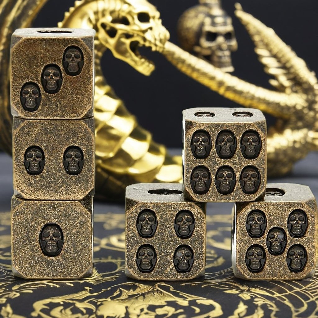 Mini Planet Metal DND Dice Set for Dungeons and Dragons Tavern Play d&d Metal Custom polyhedral RPG Christmas&Halloween Gift set