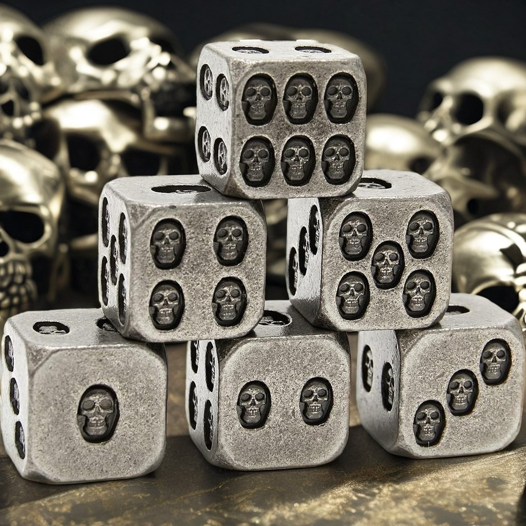 Mini Planet Metal DND Dice Set for Dungeons and Dragons Tavern Play d&d Metal Custom polyhedral RPG Christmas&Halloween Gift set